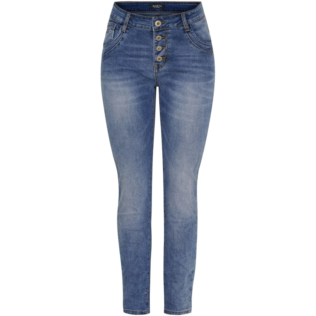 Marta Du Chateau Dame Jeans MdcSolene MDC202-2261 - Blue Denim