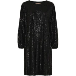 Marta Du Chateau Dame Kjole MdcBeline 6607 - Black Solid