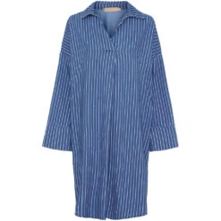 Marta Du Chateau Dame Kjole MdcEglantine 259003 - Medium Blue