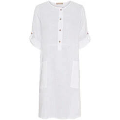 Marta Du Chateau Dame Kjole MdcMariella 259088 - Optical White