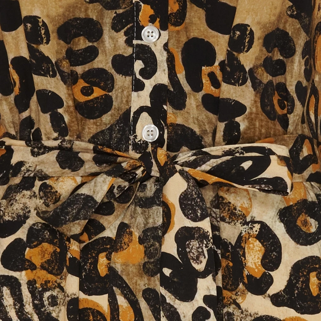 Marta Du Chateau Dame Kjole MdcMerida - Leopard - Billede 3