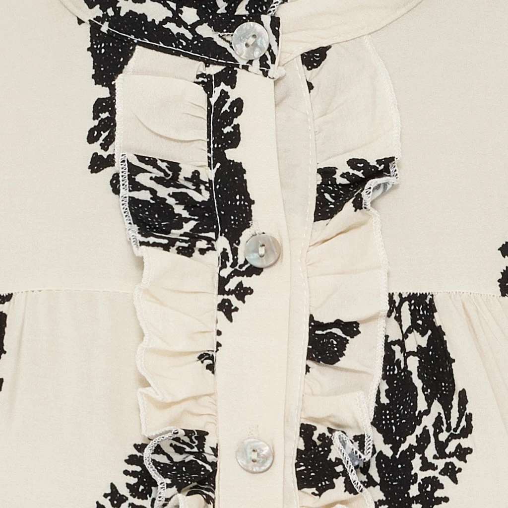 Marta Du Chateau Dame Kjole MdcNaomi 259077-1 - Beige/Black - Billede 3