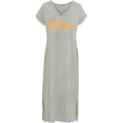 Marta Du Chateau Dame Kjole MdcRosalia 22625 - Military/Arancio Fluo