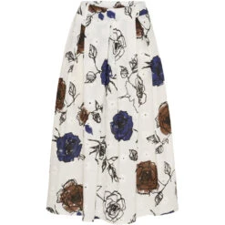 Marta Du Chateau Dame Nederdel MdcSadie 257043 - Dark Blue Moro