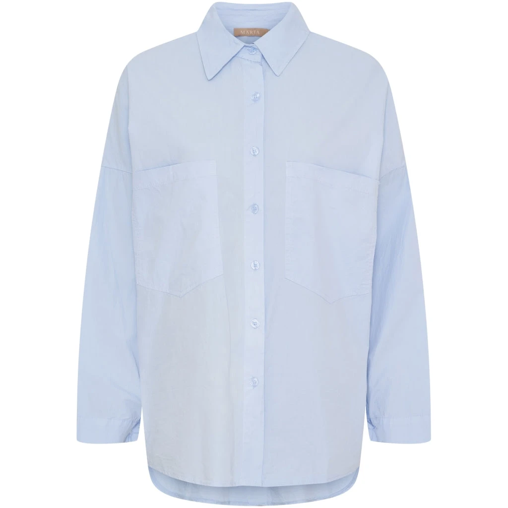 Marta Du Chateau Dame Skjorte MdcCecile 85530 - Sky5437