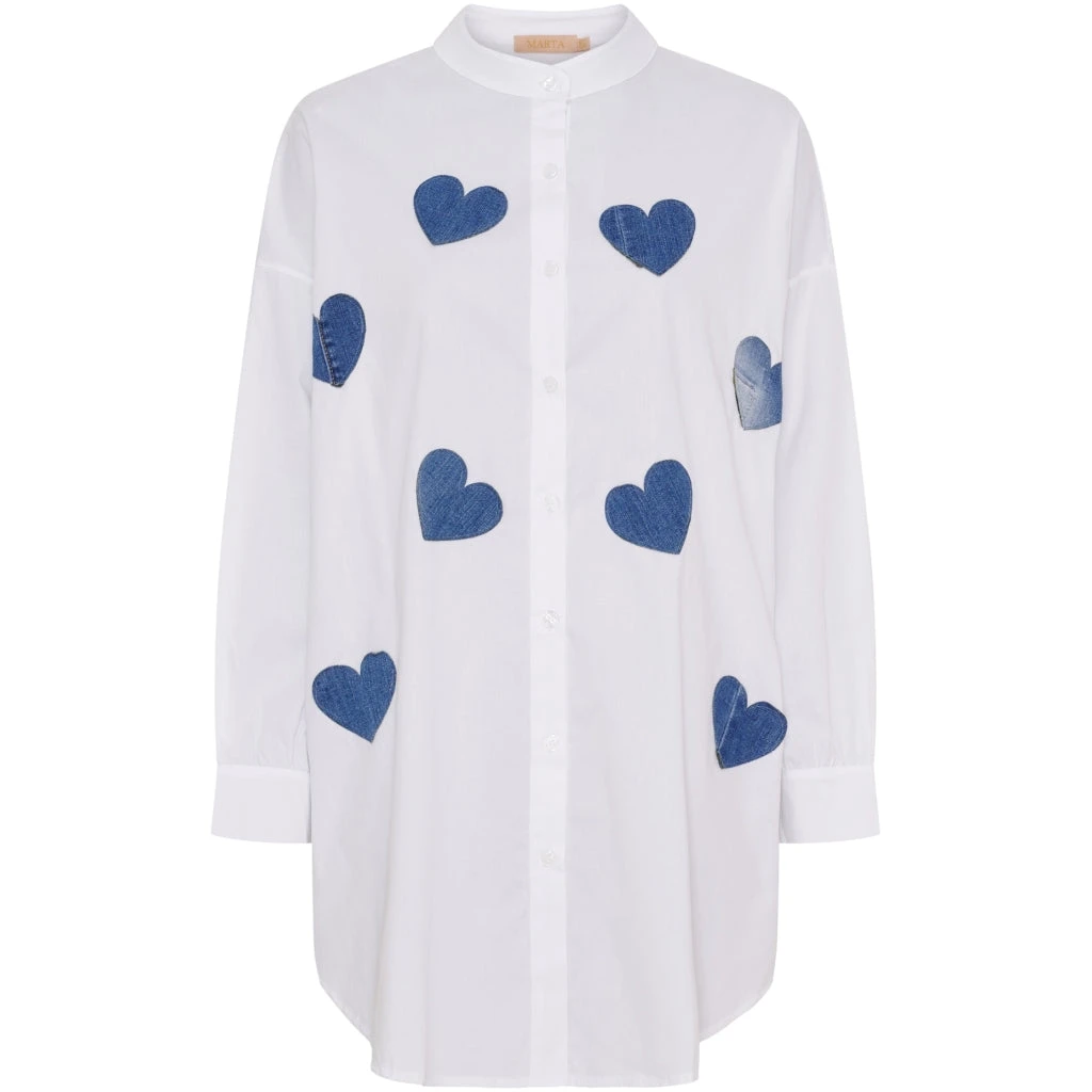 Marta Du Chateau Dame Skjorte MdcCecilia 259288 - White