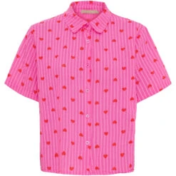 Marta Du Chateau Dame Skjorte MdcMenika 7340 - Fuxia