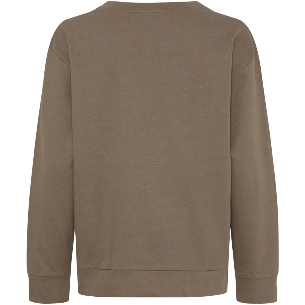 Marta Du Chateau Dame Sweatshirt MdcAnnemette J-639 - Fango - Billede 2