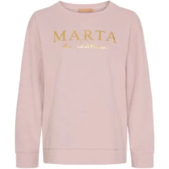 Marta Du Chateau Dame Sweatshirt MdcAnnemette J-639 - Old Rose