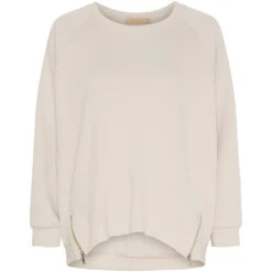Marta Du Chateau Dame Sweatshirt MdcCerise 258026 - Beige09
