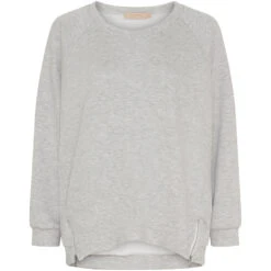 Marta Du Chateau Dame Sweatshirt MdcCerise 258026 - GreyMelange02