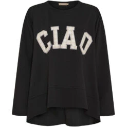Marta Du Chateau Dame Sweatshirt MdcCharline 85783 - Black-