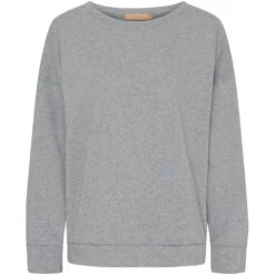 Marta Du Chateau Dame Sweatshirt MdcNathalie 69371 - Light Grey