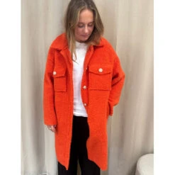 Marta Du Chateau Dame Teddy Jakke MdcLois 21391 - Orange