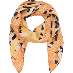 Marta Du Chateau Dame Tørklæde MdcJuline FA1-Scarf - Orange/Yellow