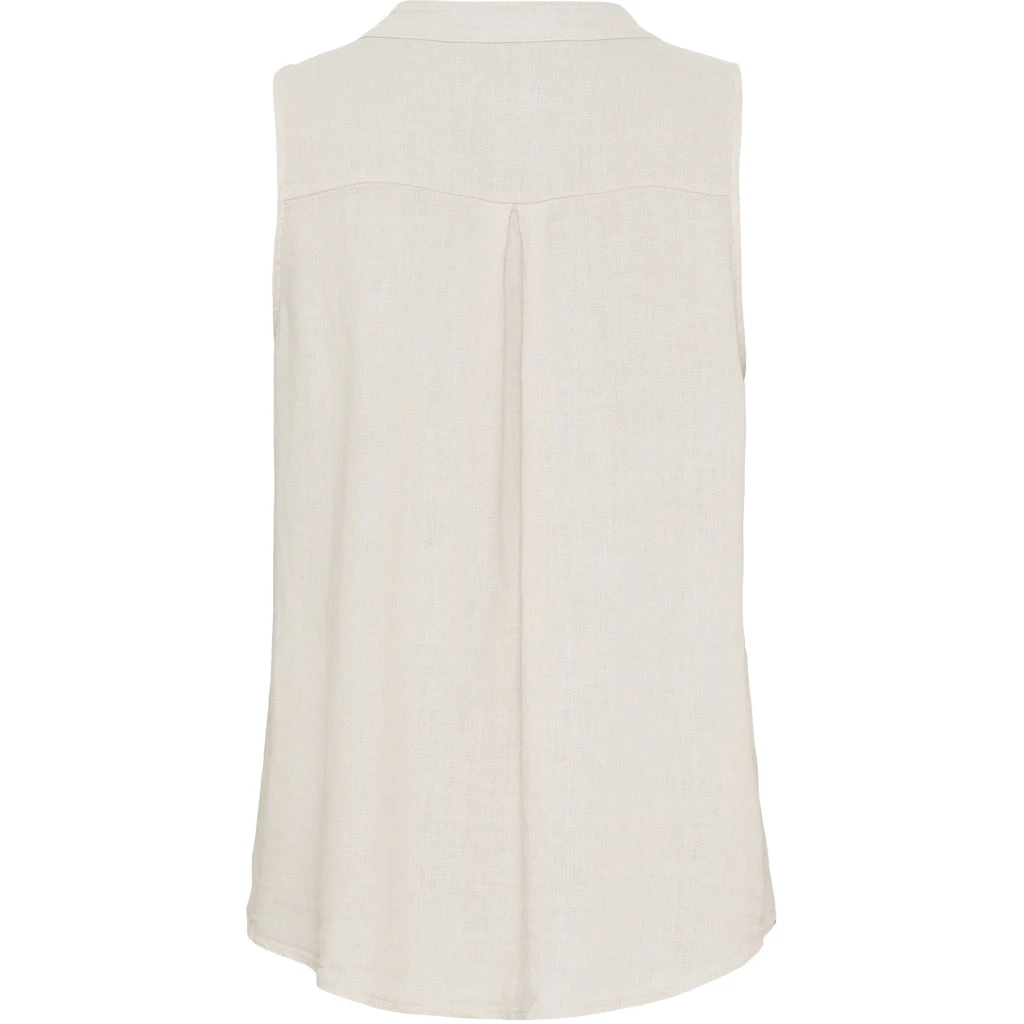 Marta Du Chateau Dame Top MdcMalene 258356 - Sabbia1752 - Billede 2