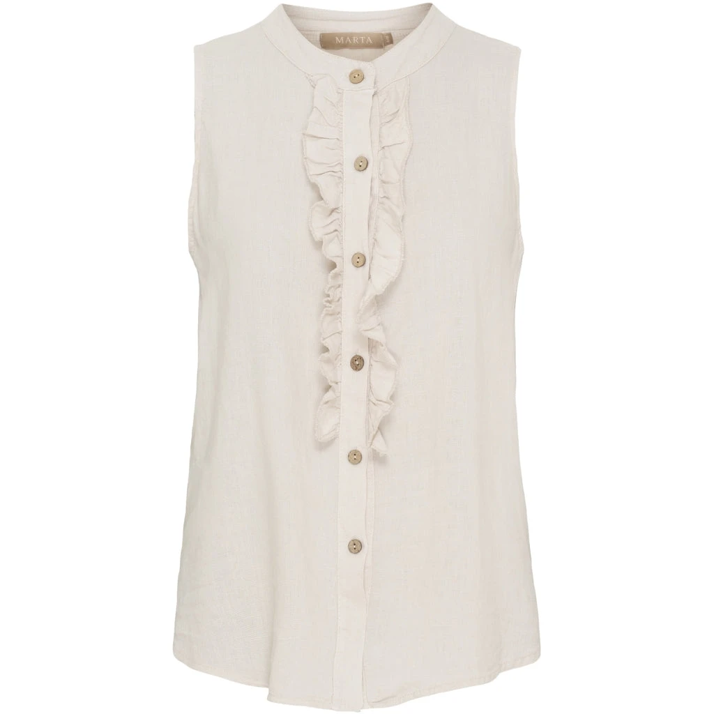 Marta Du Chateau Dame Top MdcMalene 258356 - Sabbia1752