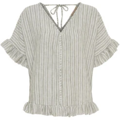 Marta Du Chateau Dame Top MdcMatilda 8464 - Military