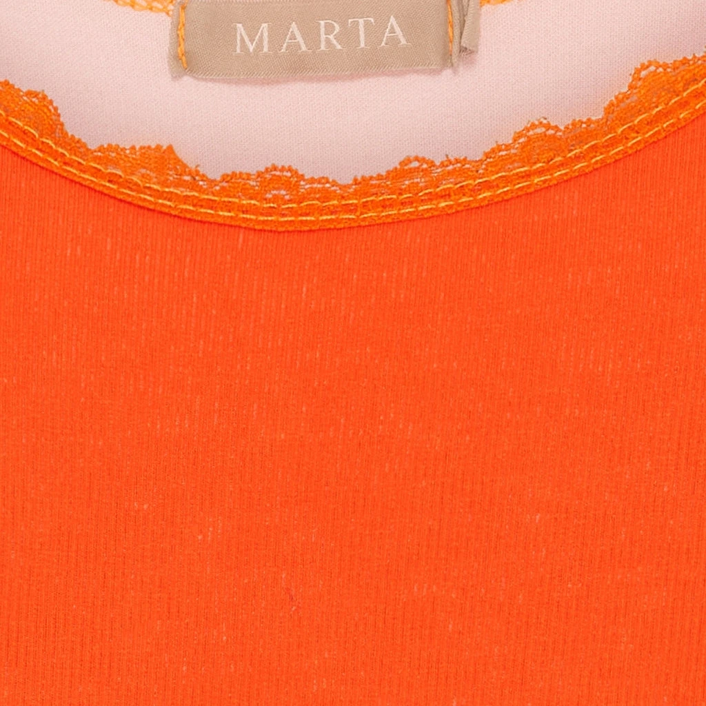 Marta Du Chateau Dame Top MdcNoelie 258034 - Arancio3355 - Billede 3