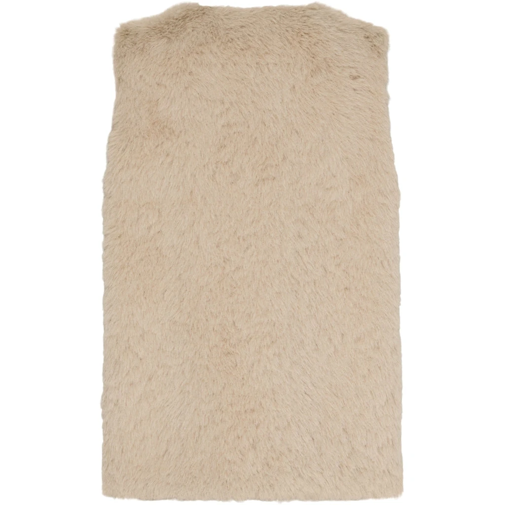 Marta Du Chateau Dame Vest MdcArlette 85896 - Dark Beige - Billede 2