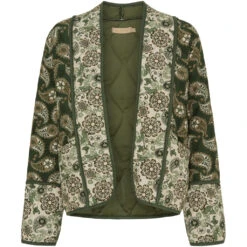 Marta Du Chateau MdcJeanne Dame Jakke 24536 - Military/Beige