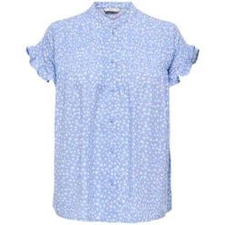 ONLY DAME BLUSE ONLLUNA - Grapemist Luna Flowers