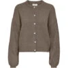 ONLY DAME CARDIGAN ONLISABELLA - Walnut Melange