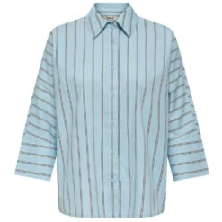 ONLY DAME SKJORTE ONLNANCY - Cashmere Blue Stripes