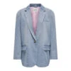 ONLY Dame Blazer ONLCORY - Light Blue Denim PINK LINING