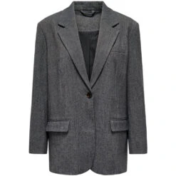 ONLY Dame Blazer ONLELISE - Dark Grey Melange