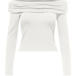 ONLY Dame Bluse ONLLIVE - Cloud Dancer