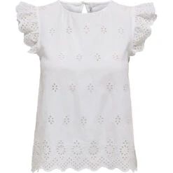 ONLY Dame Bluse ONLLOU - Bright White