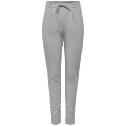 ONLY Dame Bukser ONLPOPTRASH - Light Grey Melange