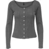 ONLY Dame Cardigan ONLTENNA - Dark Grey Melange