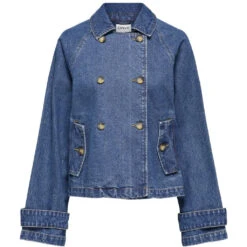 ONLY Dame Jakke ONLAPRIL - Medium Blue Denim