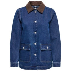 ONLY Dame Jakke ONLFRANKIE - Dark Blue Denim