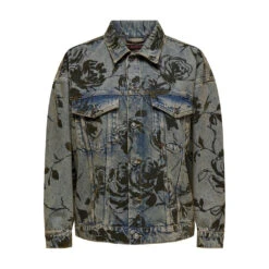 ONLY Dame Jakke ONLMOTT - Medium Blue Denim