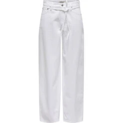 ONLY Dame Jeans ONLGIANNA - White Denim
