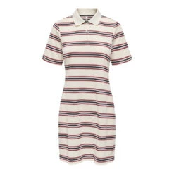 ONLY Dame Kjole ONLEVIE - Antique White Navy Blazer+ruby Wine