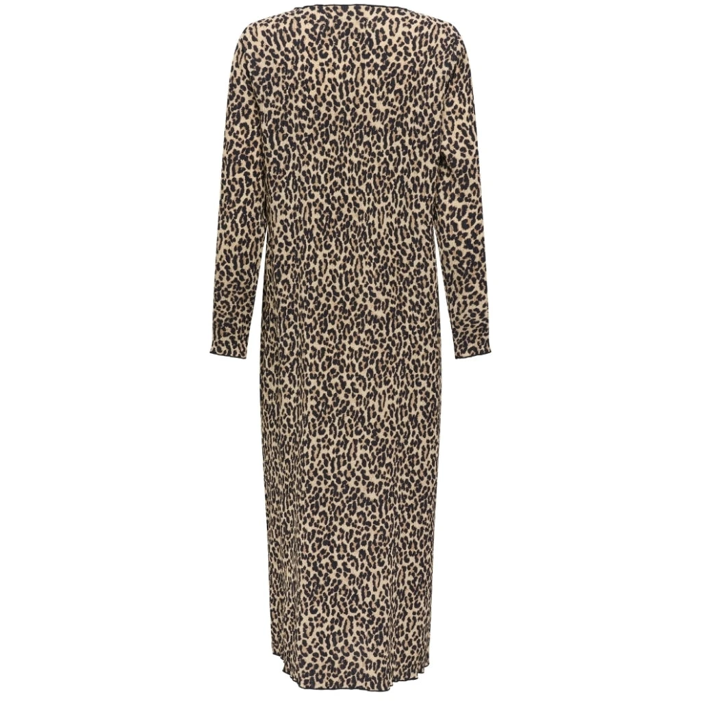 ONLY Dame Kjole ONLMOLLY - Brown Rice Abigale Leo - Billede 2