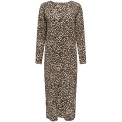 ONLY Dame Kjole ONLMOLLY - Brown Rice Abigale Leo