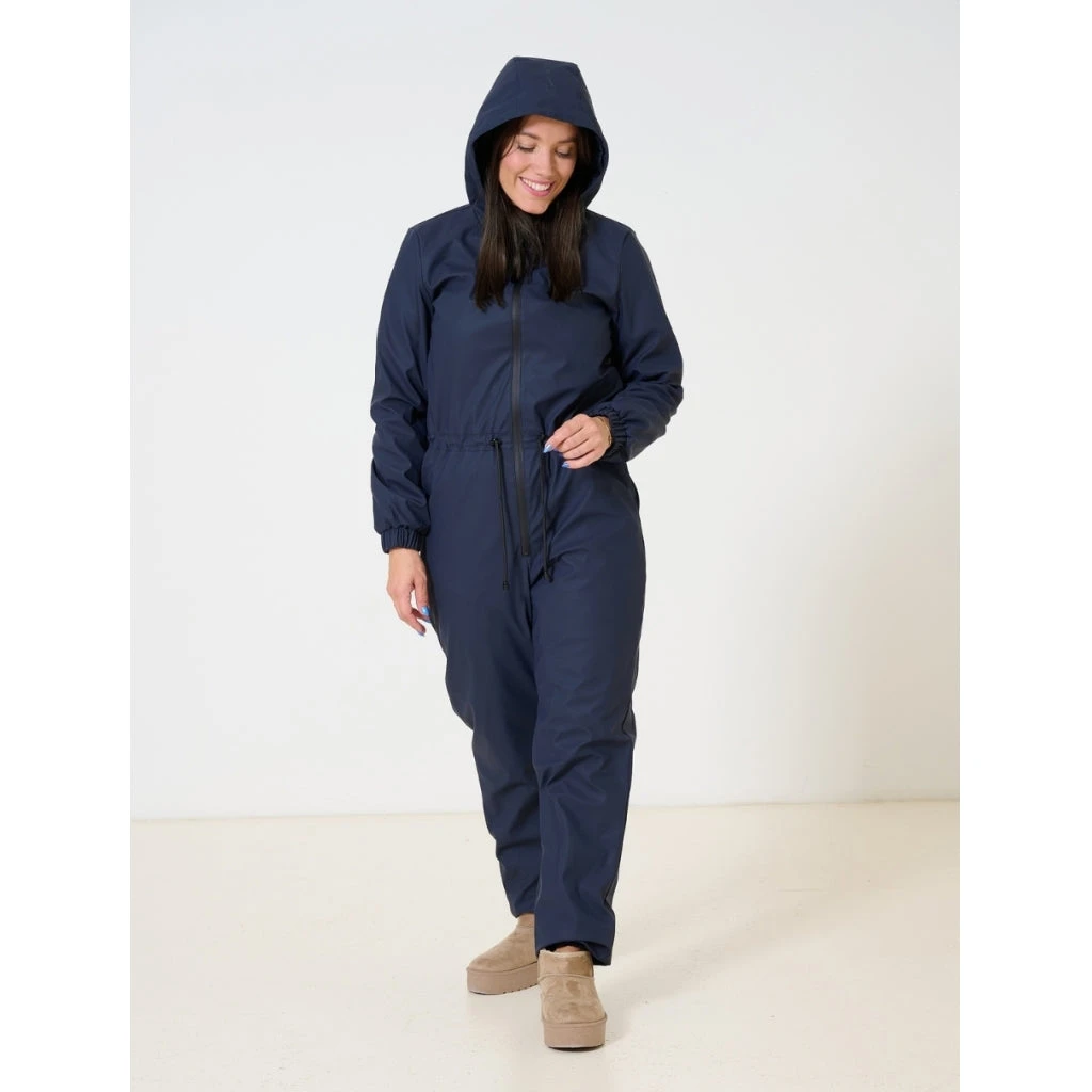 ONLY Dame Padded Rainsuit ONLPHILIPPA - Night Sky - Billede 4