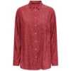 ONLY Dame Skjorte ONLMAGGIE - Racing Red WHITE
