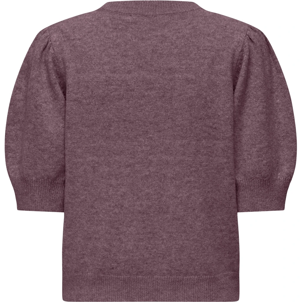 ONLY Dame Strik ONLRICA - Rose Brown Melange - Billede 2