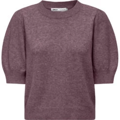 ONLY Dame Strik ONLRICA - Rose Brown Melange