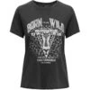 ONLY Dame T-shirt ONLLUCY - Black BORN TO BE WILD
