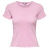 ONLY Dame Top ONLCARLOTTA - Pink Lady