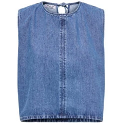 ONLY Dame Top ONLVIGGA - Medium Blue Denim