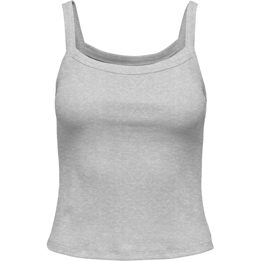 ONLY Dame Top ONLVIRA - Light Grey Melange
