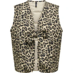 ONLY Dame Vest ONLANNABELL - Humus LEO